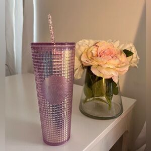 Starbucks Purple Tumbler with Straw